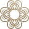 Ekena Millwork Cohen Wood Fretwork Pierced Ceiling Medallion, Hickory, 22"OD x 7 1/2"ID x 3/8"T CMWP22X22X0375COHI - alternate 1